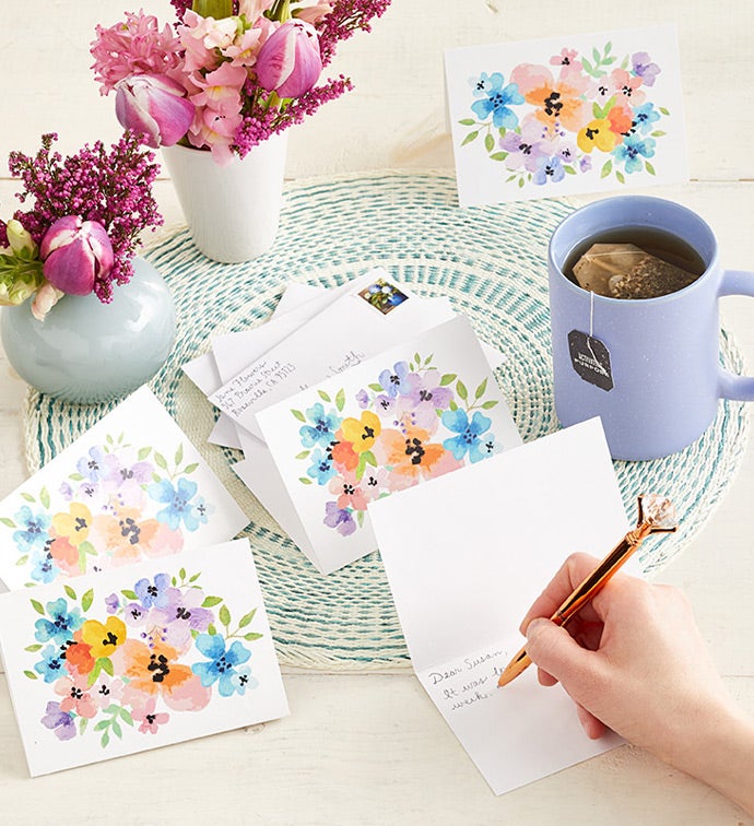 Springtime Blooms Stationery Gift